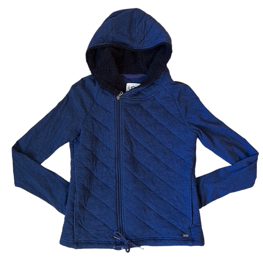HP🎉UGG Navy and Black Zip Up Hoodie Women’s Size XS